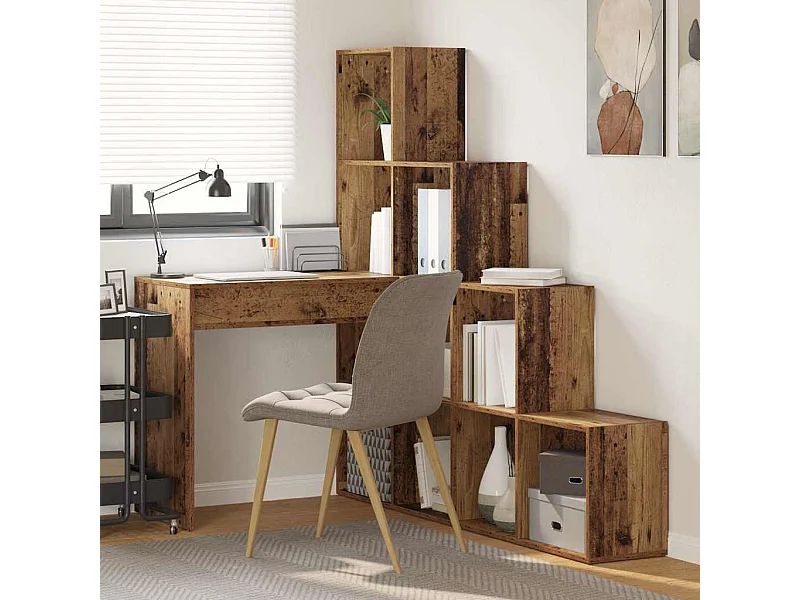 Bureau d'angle Bois ancien 101.5 x 149.5 x 149.5 cm