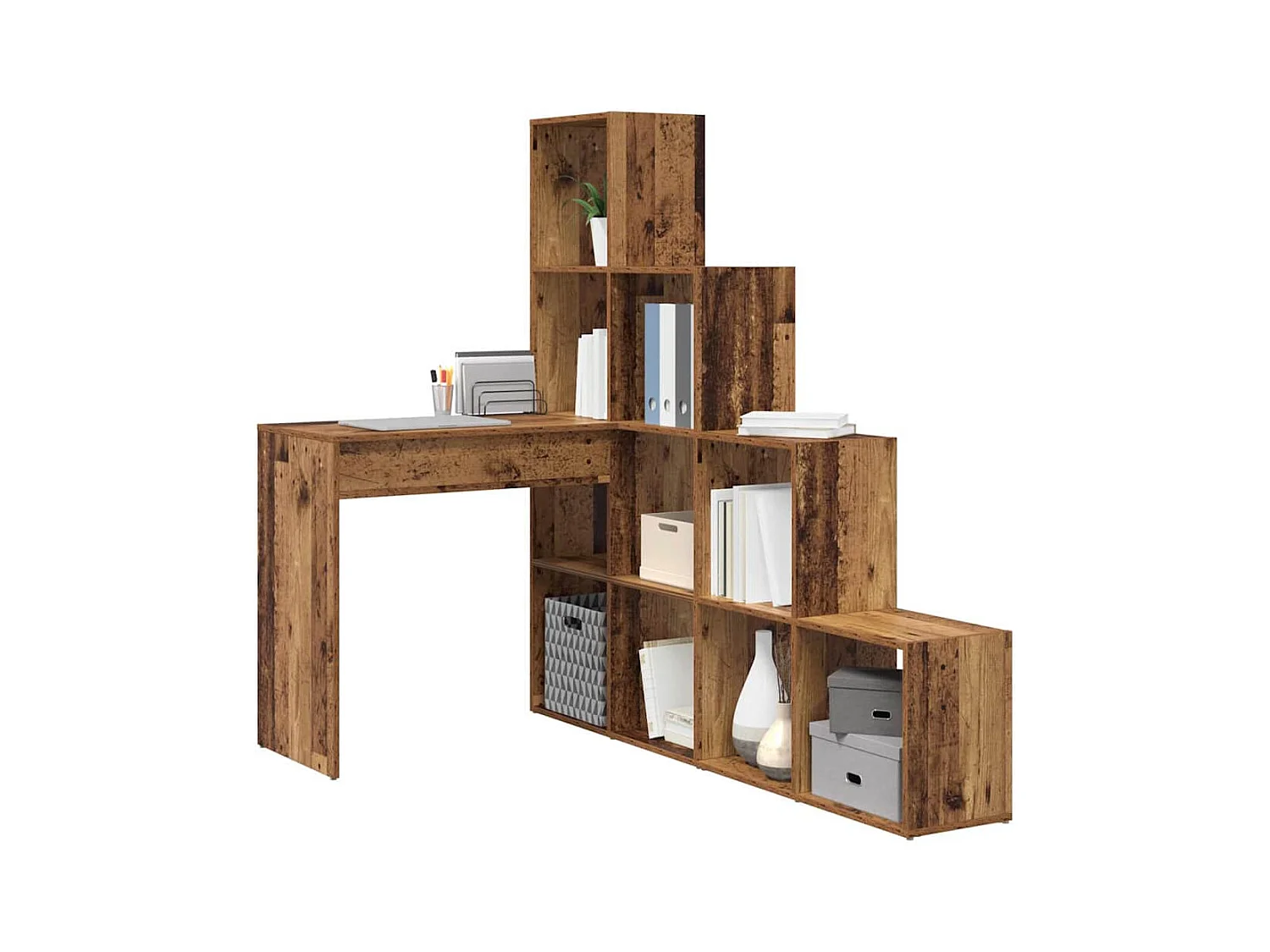 Bureau d'angle Bois ancien 101.5 x 149.5 x 149.5 cm