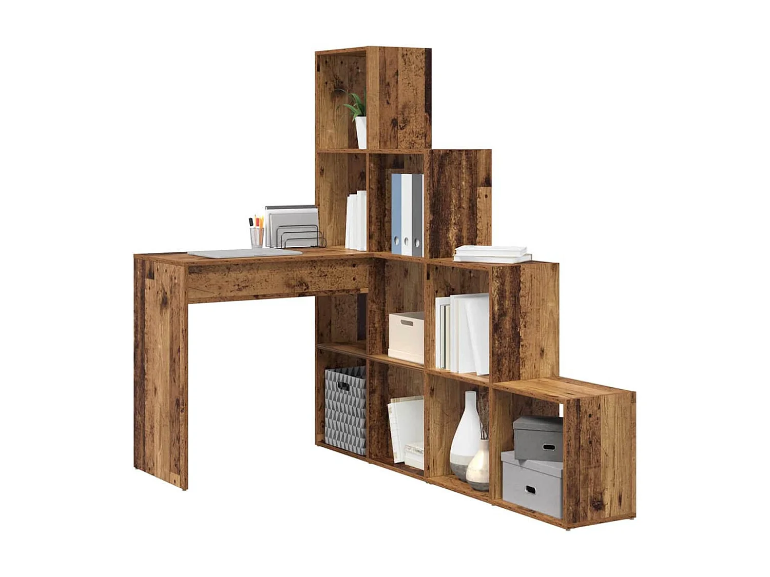 Bureau d'angle Bois ancien 101.5 x 149.5 x 149.5 cm