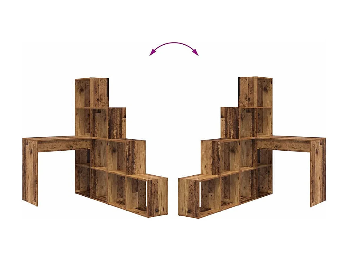 Bureau d'angle Bois ancien 101.5 x 149.5 x 149.5 cm