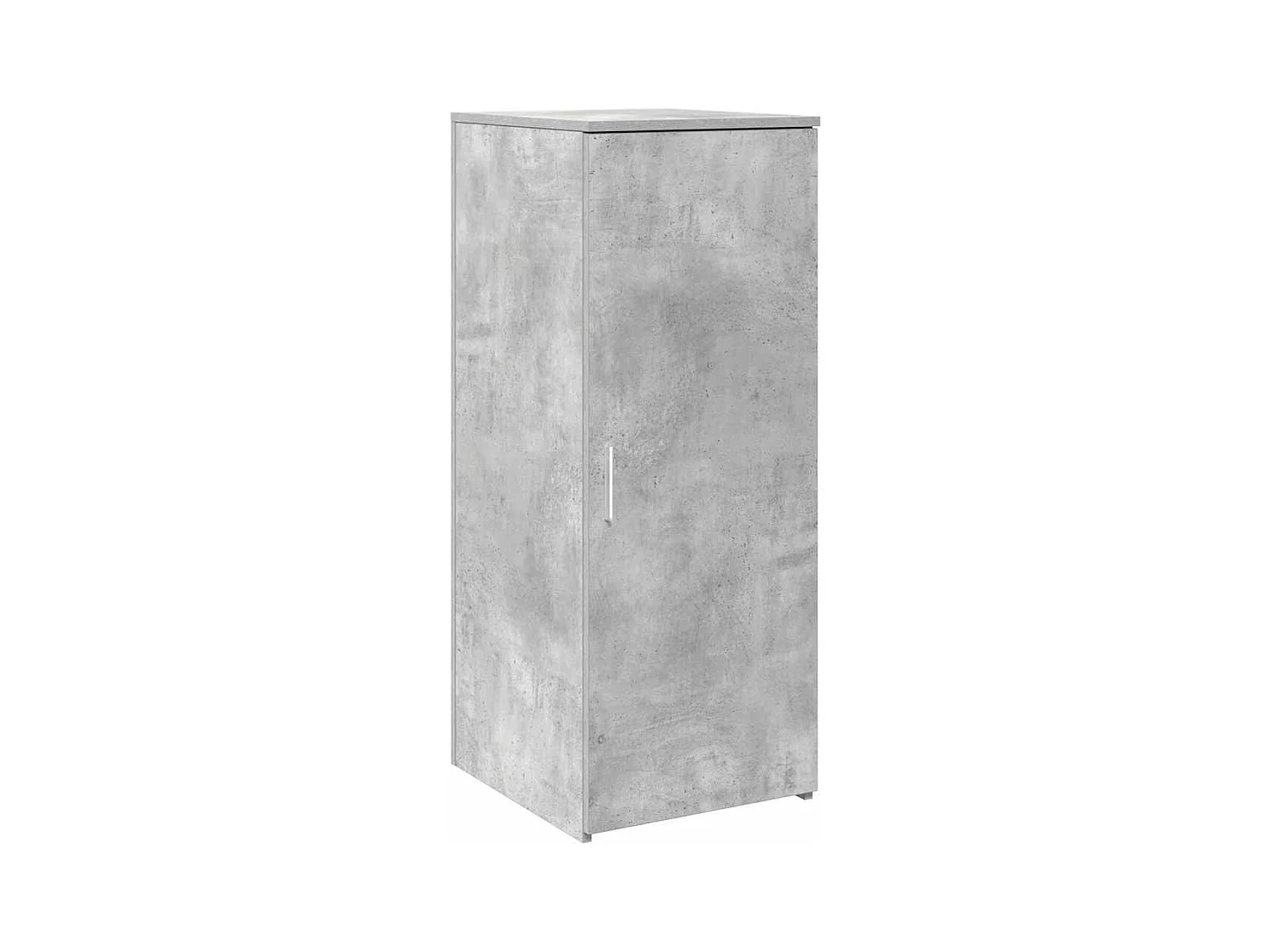 Bureau de réception gris béton 180x50x103,5cm bois d'ingénierie
