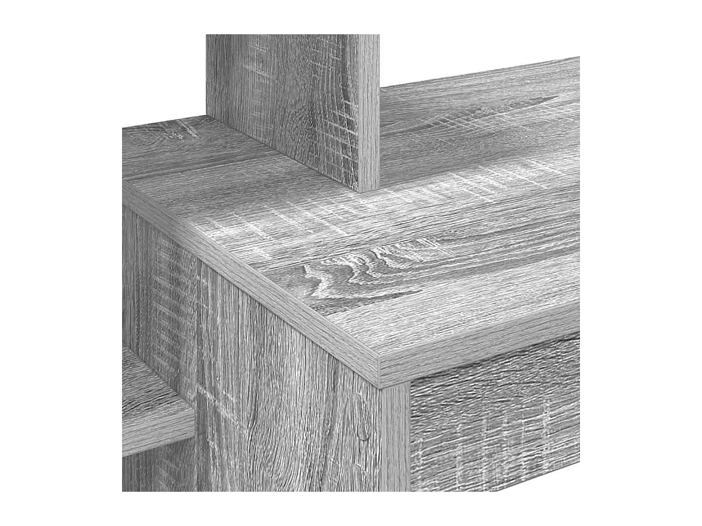 Bureau Sonoma gris 100 x 40 x 90 cm Bois d'ingénierie