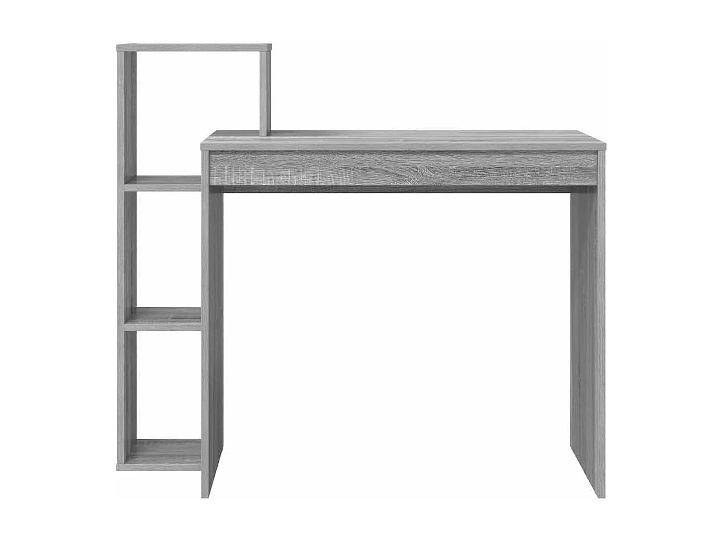 Bureau Sonoma gris 100 x 40 x 90 cm Bois d'ingénierie