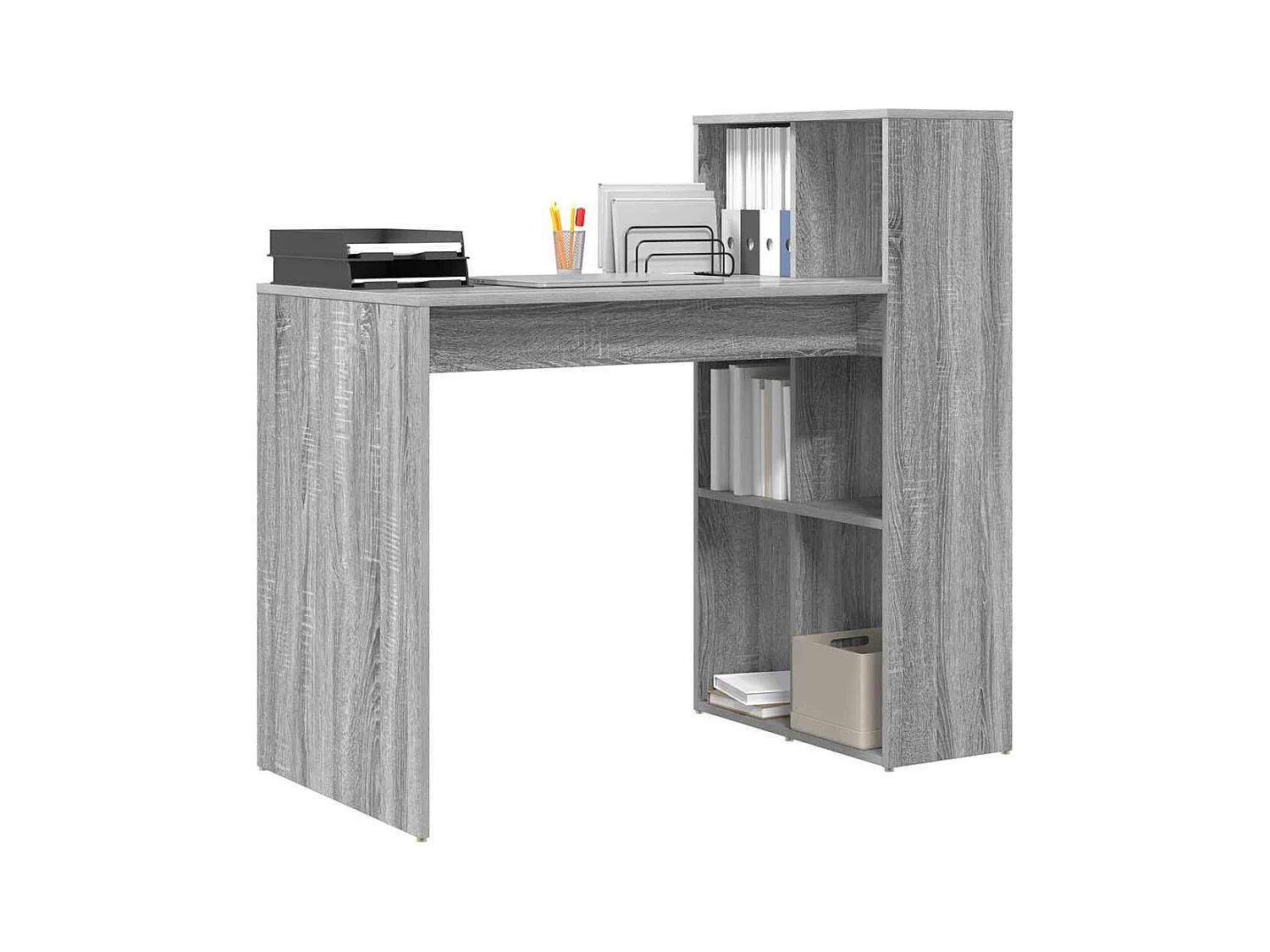 Bureau Gris Sonoma 108 x 55 x 103,5 cm Bois d'ingénierie