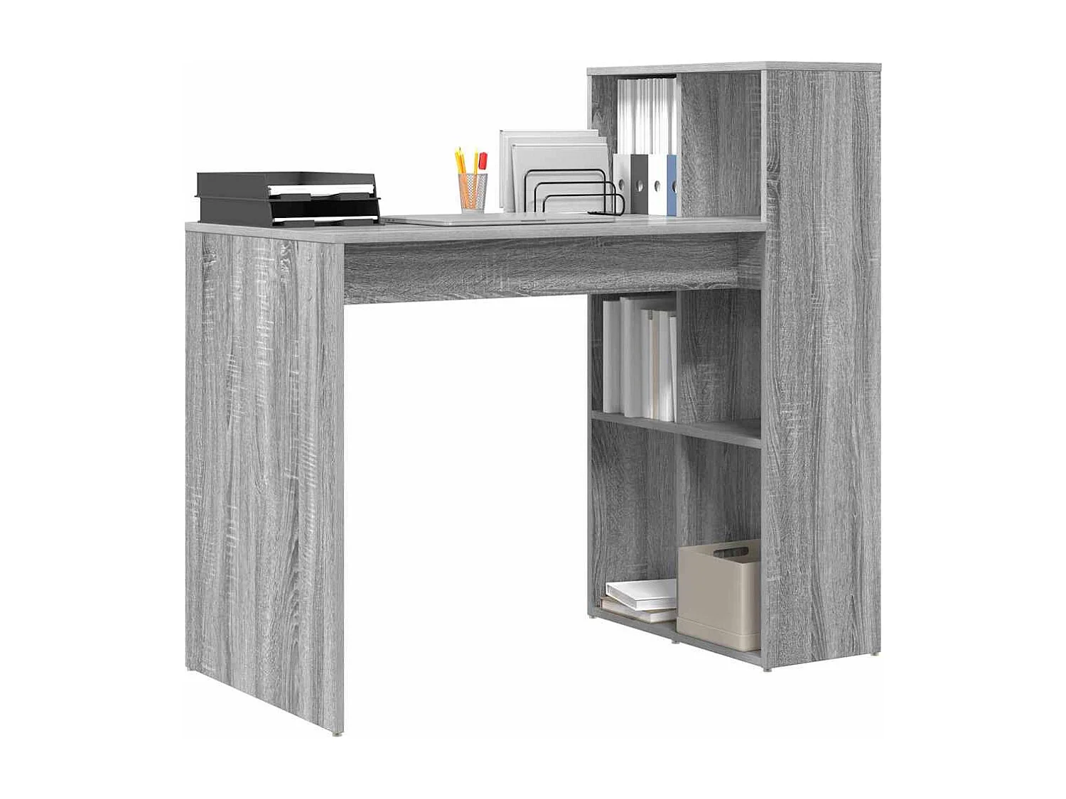 Bureau Gris Sonoma 108 x 55 x 103,5 cm Bois d'ingénierie