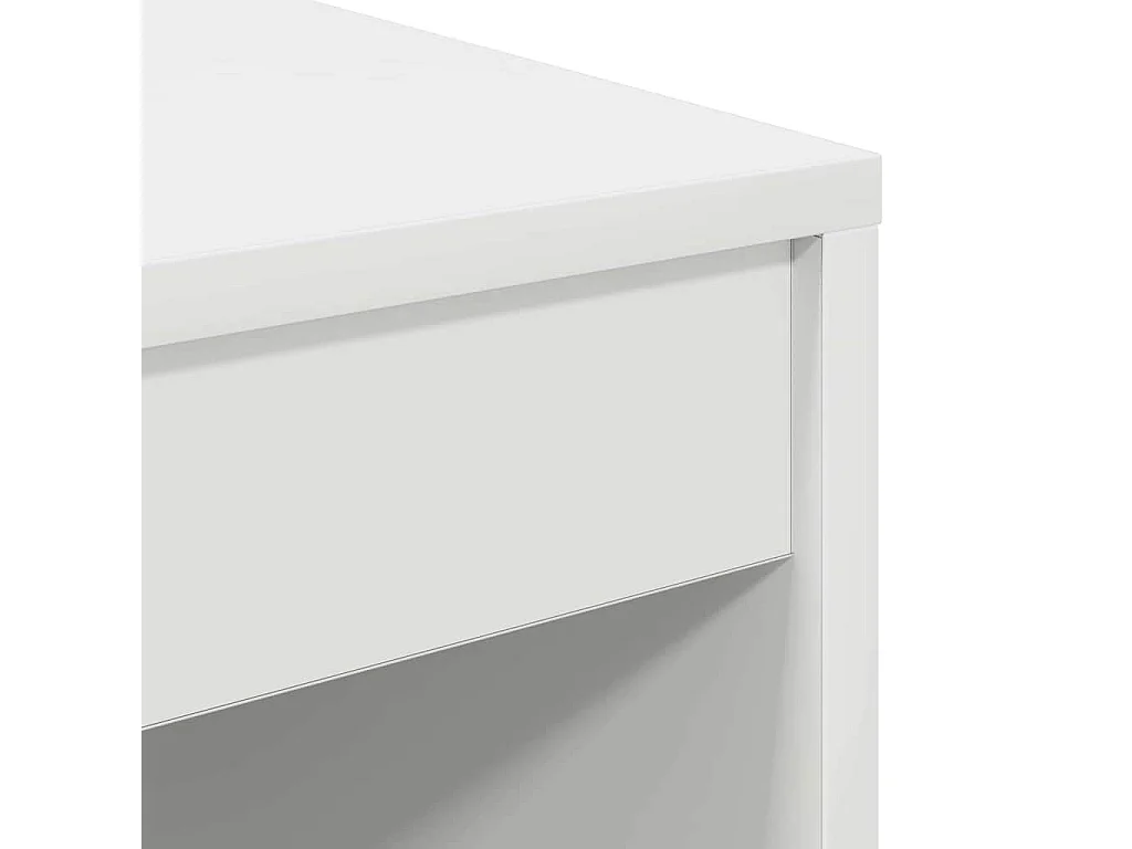 Bureau Blanc 60 x 50 x 76 cm Bois d'ingénierie