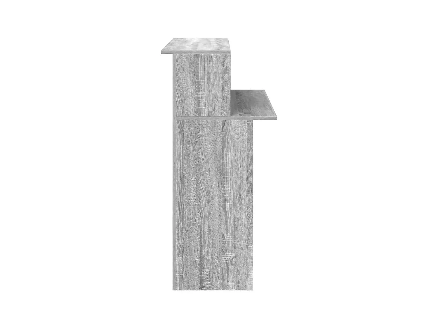 Bureau de réception sonoma gris 100x50x103,5 cm bois ingénierie