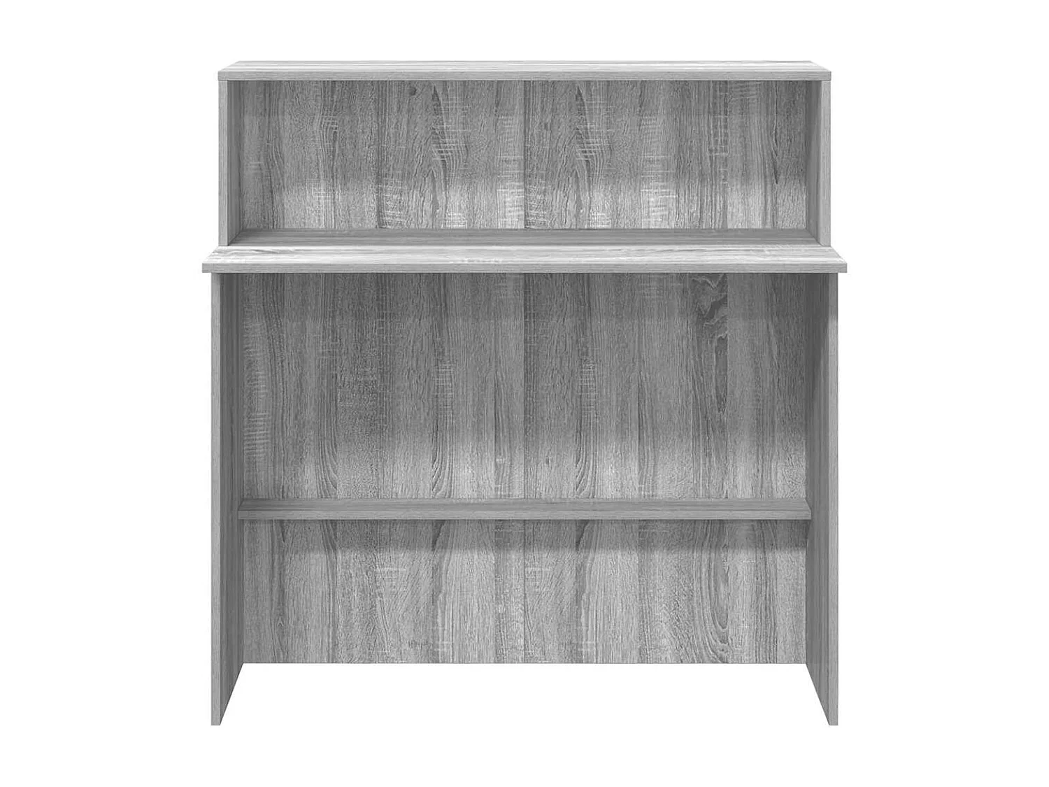 Bureau de réception sonoma gris 100x50x103,5 cm bois ingénierie