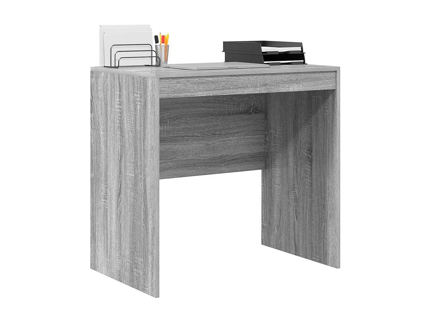 Bureau Sonoma gris 80 x 50 x 76 cm Bois d'ingénierie
