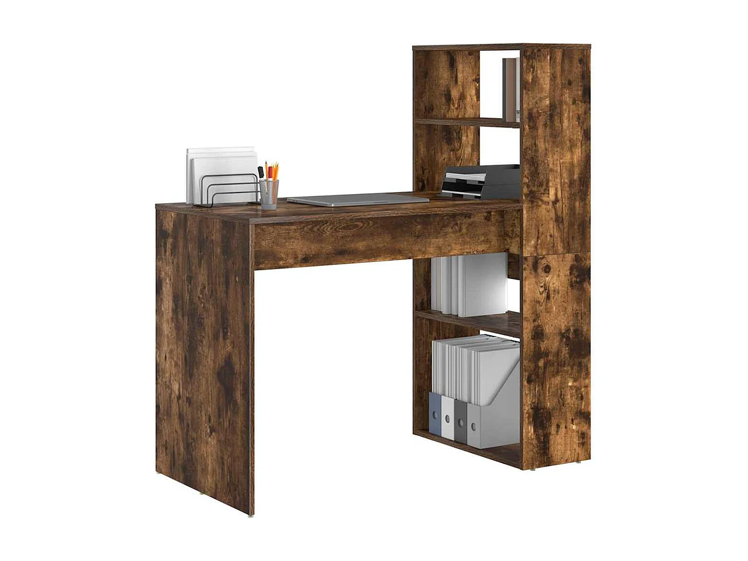 Bureau Chêne fumé 113 x 54 x 120 cm Bois d'ingénierie