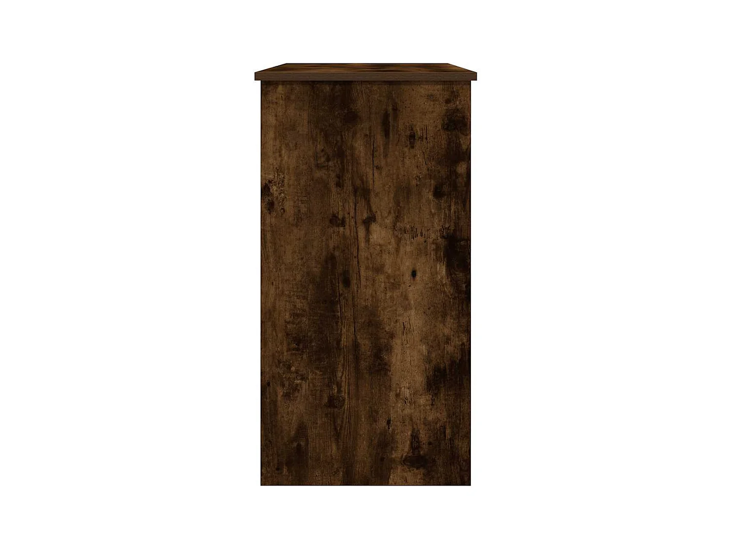 Bureau chêne fumé 80x40x75 cm bois d'ingénierie