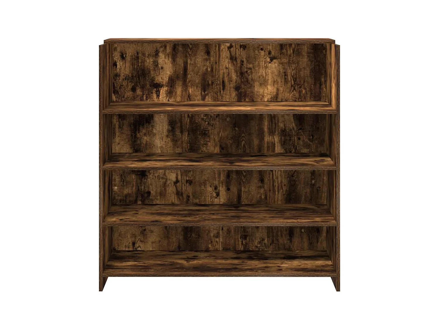 Bureau de réception chêne fumé 100x50x103,5cm bois d'ingénierie