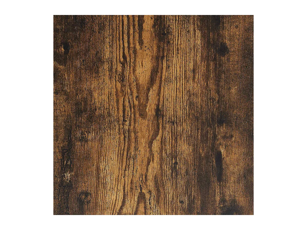 Bureau de réception chêne fumé 100x50x103,5cm bois d'ingénierie