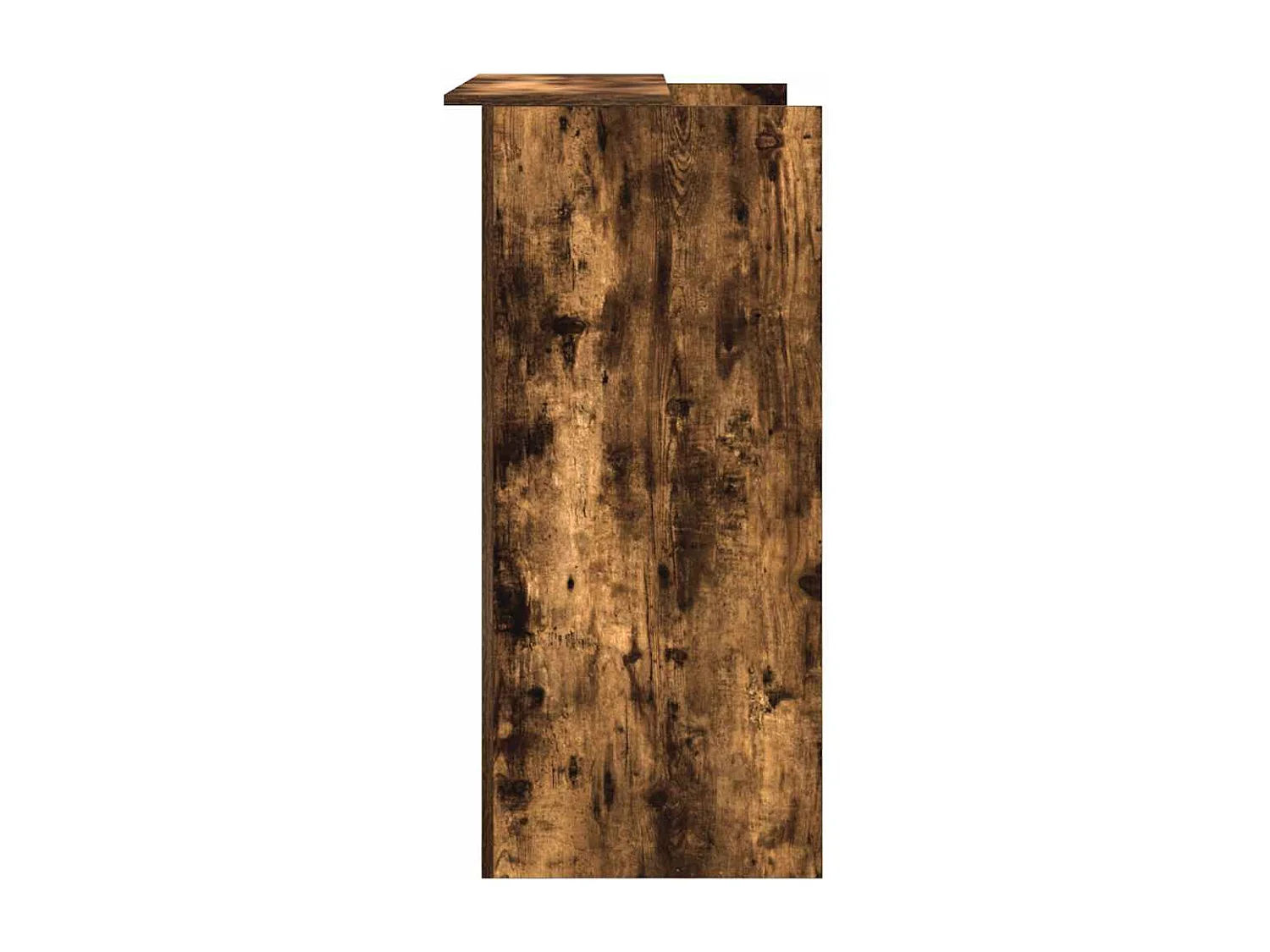 Bureau de réception chêne fumé 100x50x103,5cm bois d'ingénierie