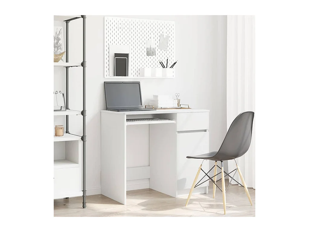 Bureau banc 86x49x76 cm bois d'ingénierie