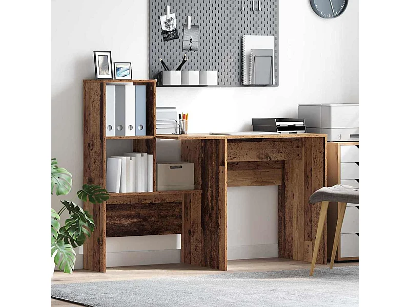 Bureau Bois ancien 131,5 x 50 x 106,5 cm Bois d'ingénierie