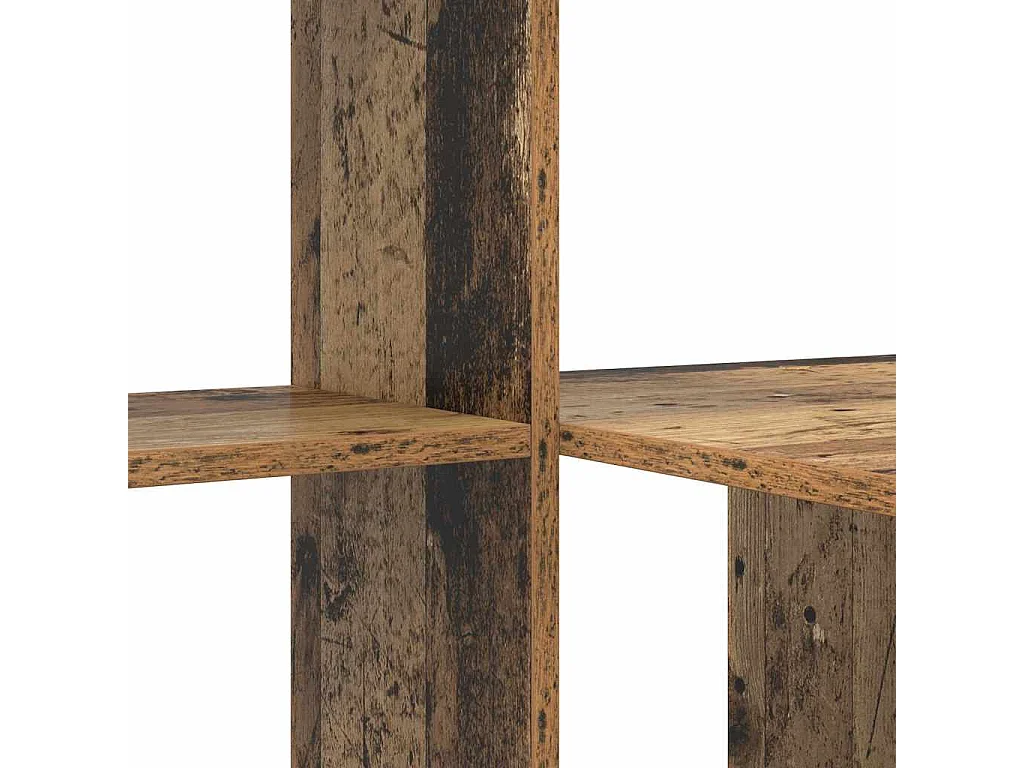 Bureau met plank Oud hout 131,5 x 50 x 106,5 cm Bewerkt hout