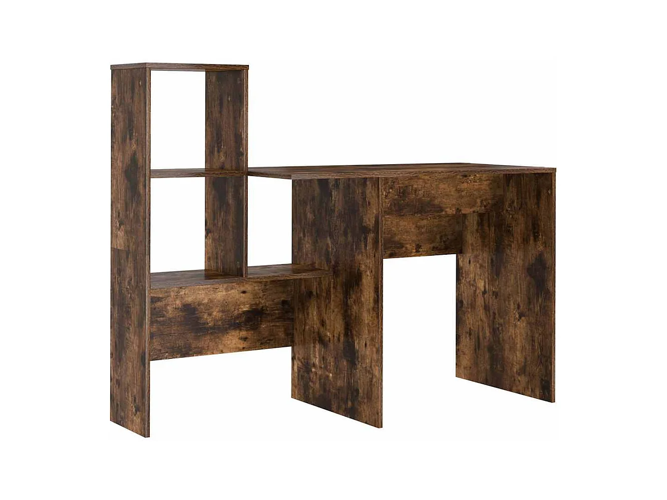 Bureau Chêne fumé 131,5 x 50 x 106,5 cm Bois d'ingénierie