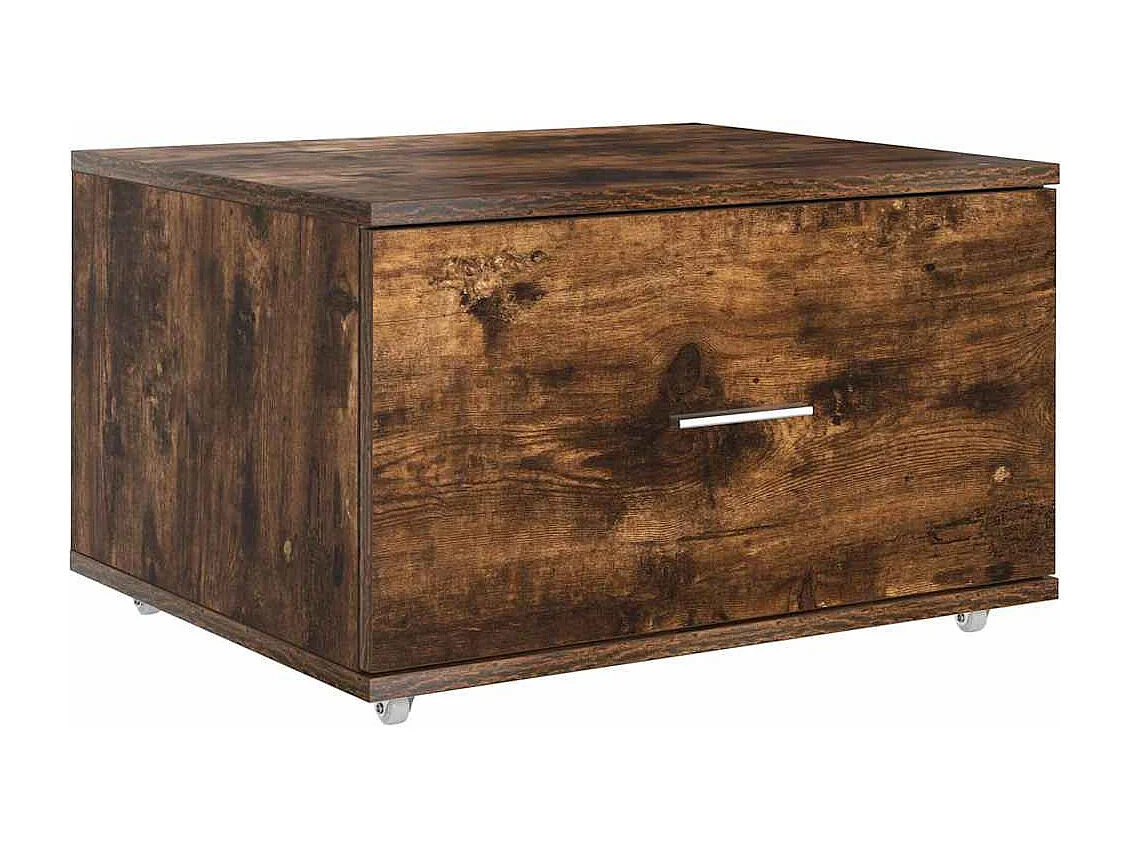 Bureau Gerookt eiken 131,5 x 50 x 106,5 cm Bewerkt hout