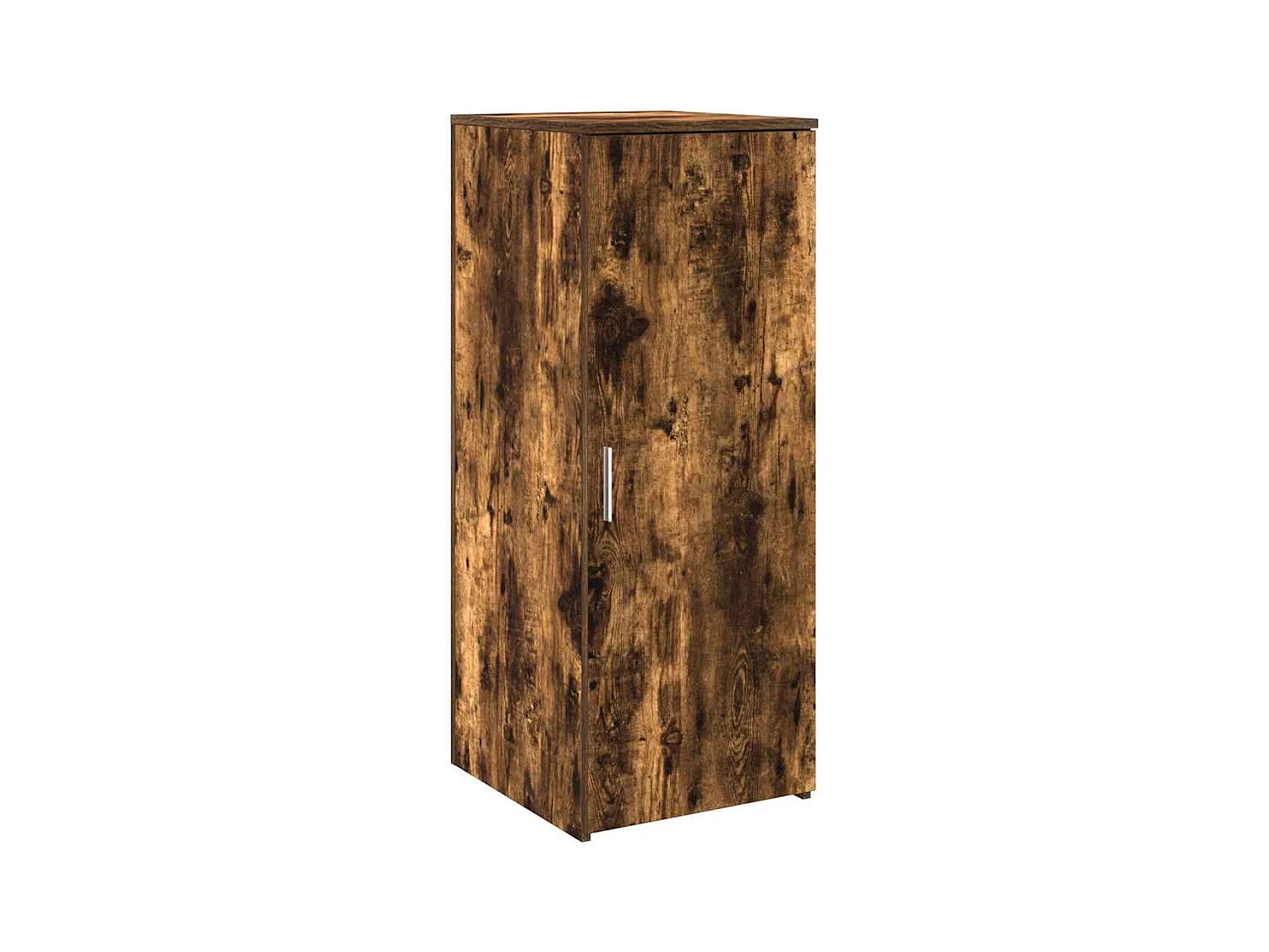 Bureau de réception chêne fumé 180x50x103,5cm bois d'ingénierie