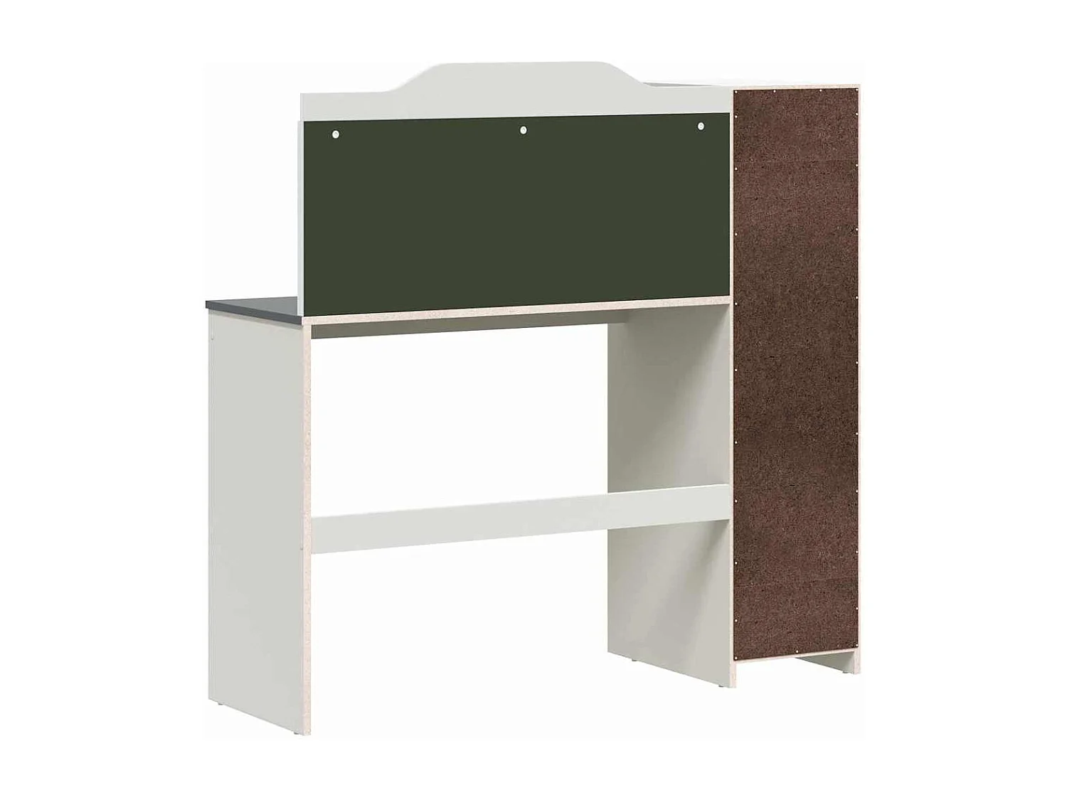 Bureau tableau noir Blanc et gris 120 x 45 x 118.5 cm