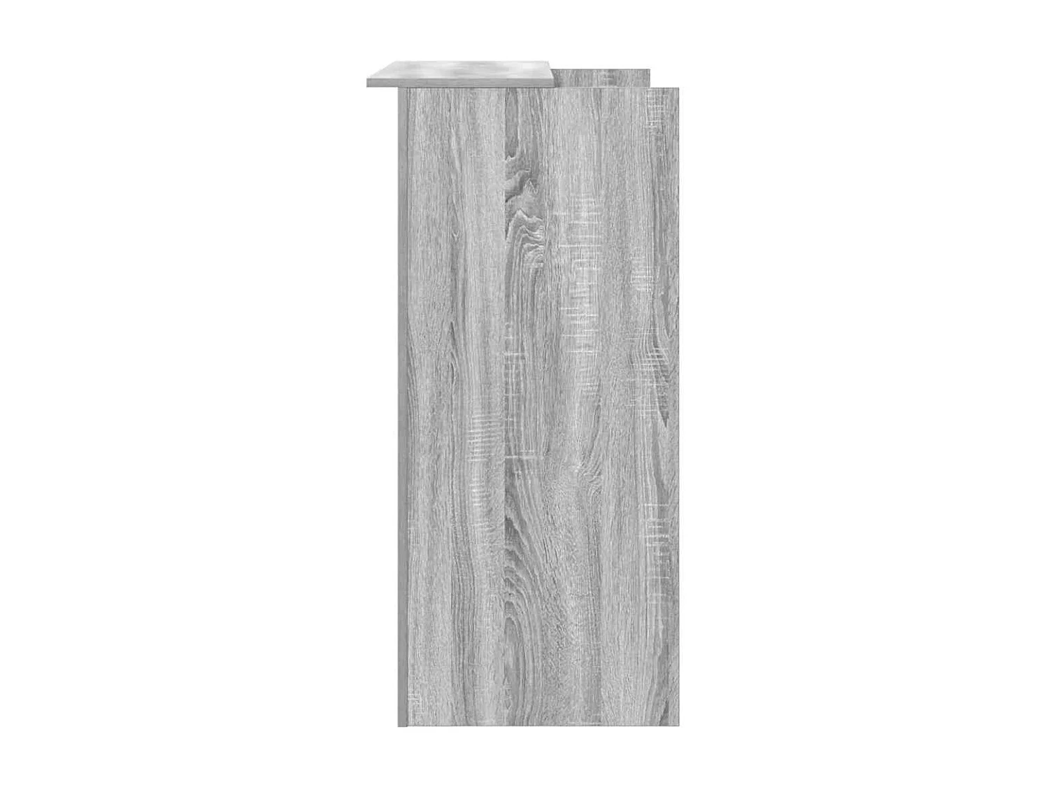 Bureau de réception sonoma gris 100x50x103,5 cm bois ingénierie