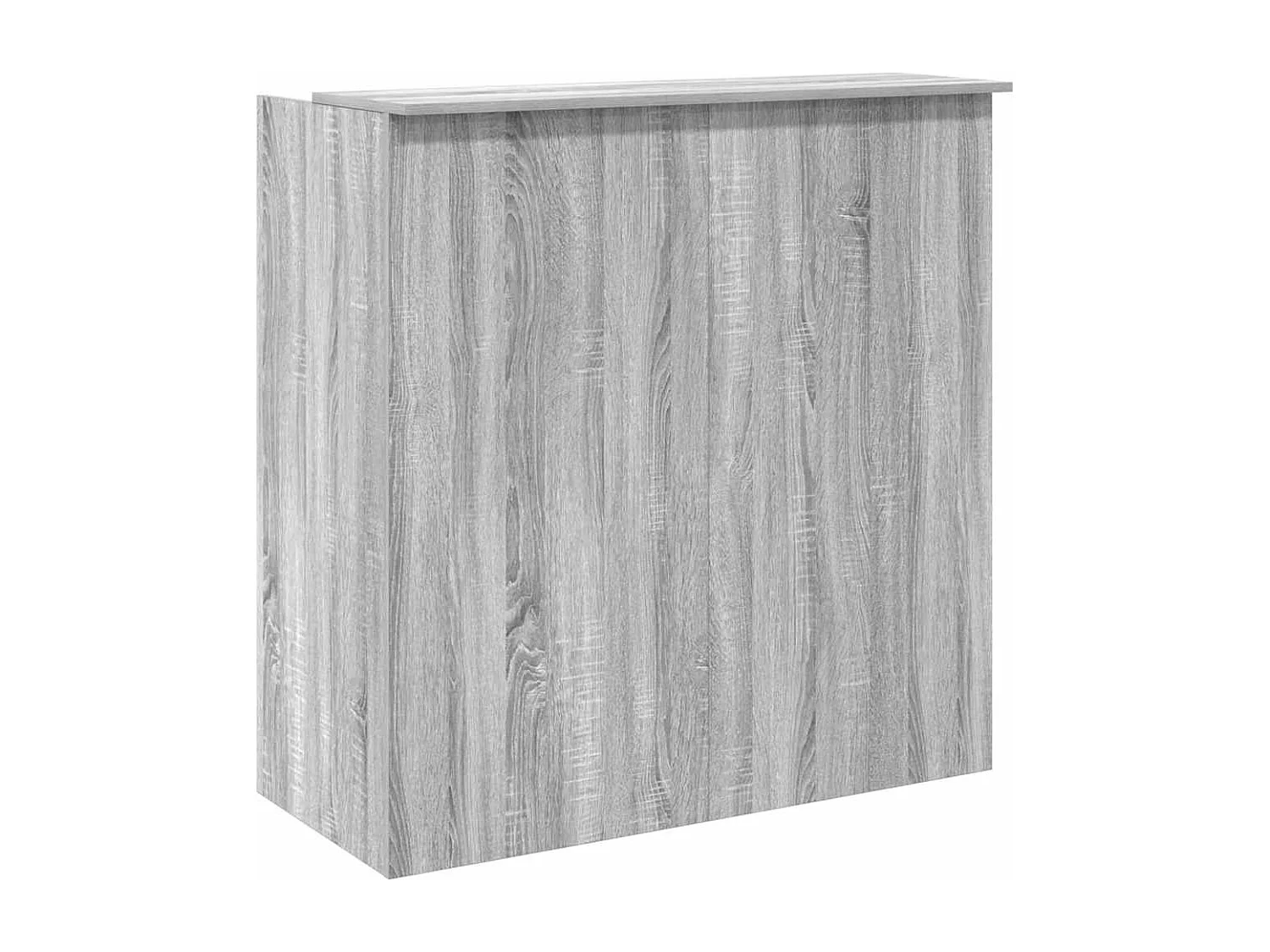 Bureau de réception sonoma gris 100x50x103,5 cm bois ingénierie