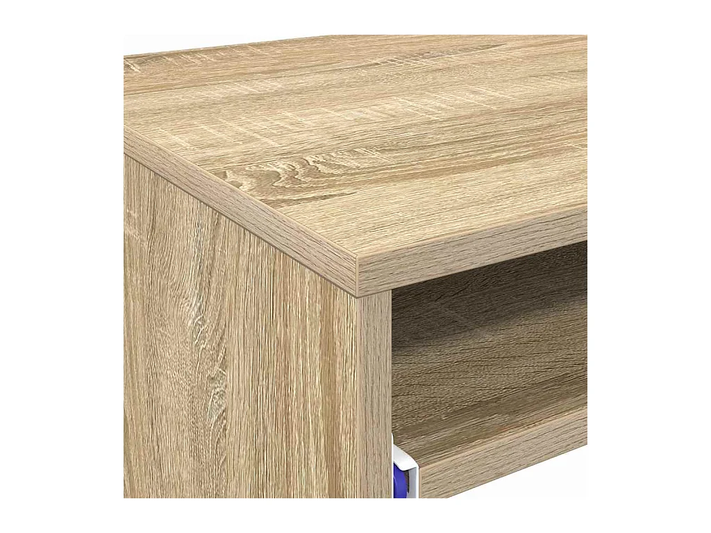 Bureau Chêne sonoma 77,5 x 43 x 79 cm Bois d'ingénierie