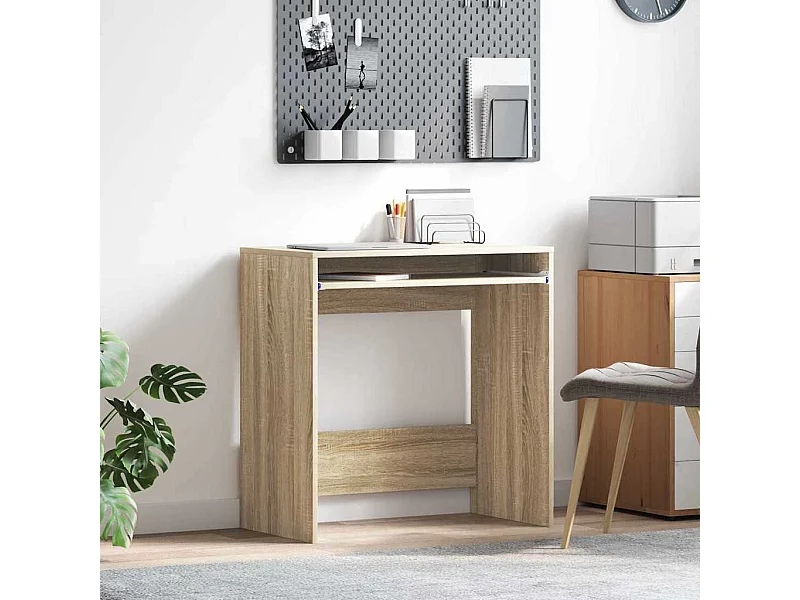 Bureau Chêne sonoma 77,5 x 43 x 79 cm Bois d'ingénierie