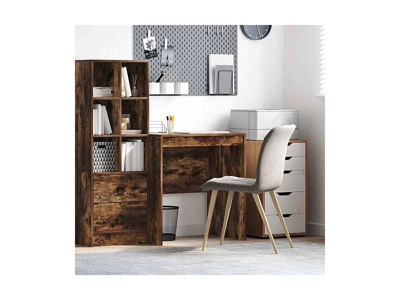 Bureau Chêne fumé 70 x 50 x 76 cm Bois d'ingénierie