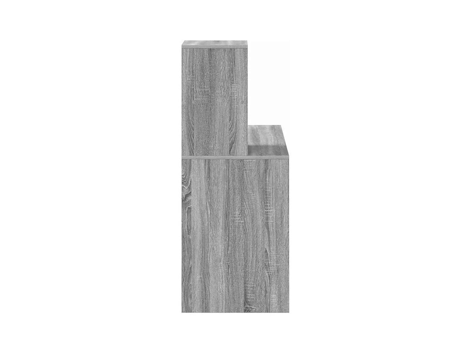 Bureau Sonoma gris 102 x 50 x 124 cm Bois d'ingénierie