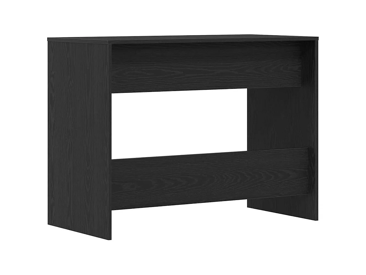 Bureau chêne noir 101x50x76,5 cm Bois d'ingénierie