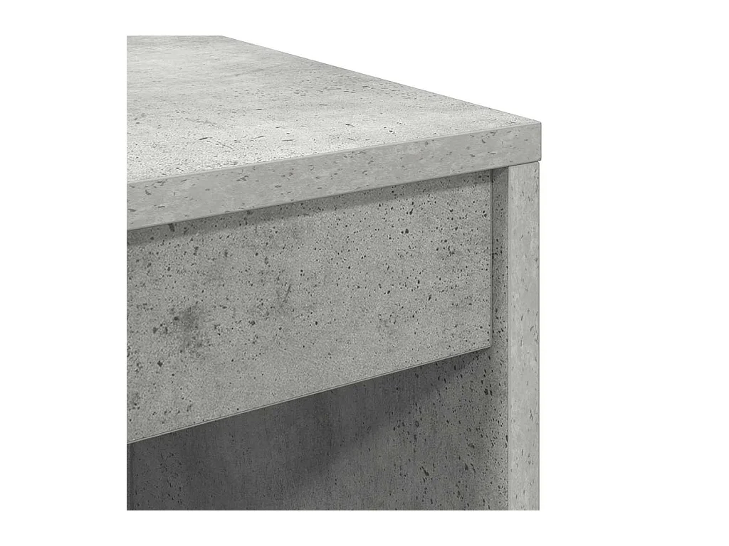 Bureau Gris béton 90 x 40 x 76 cm Bois d'ingénierie