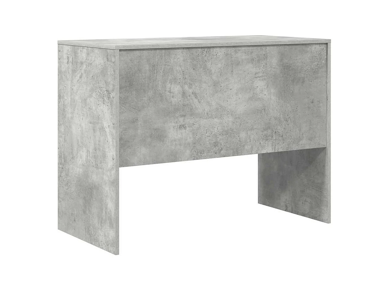 Bureau Gris béton 100 x 50 x 76 cm Bois d'ingénierie