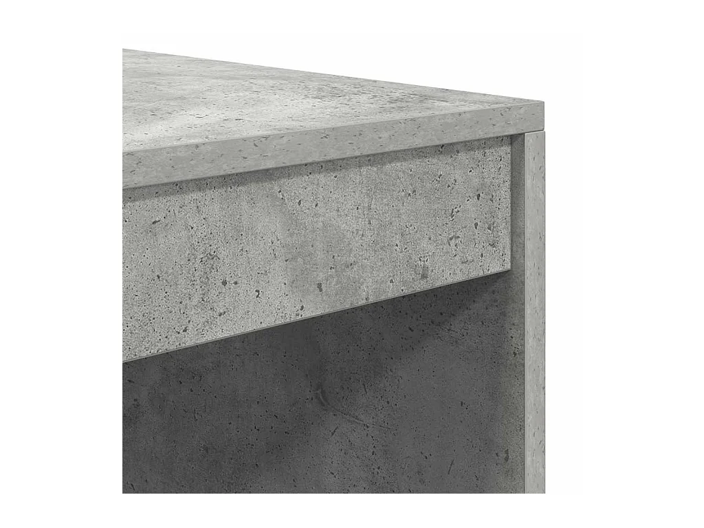 Bureau Gris béton 100 x 50 x 76 cm Bois d'ingénierie