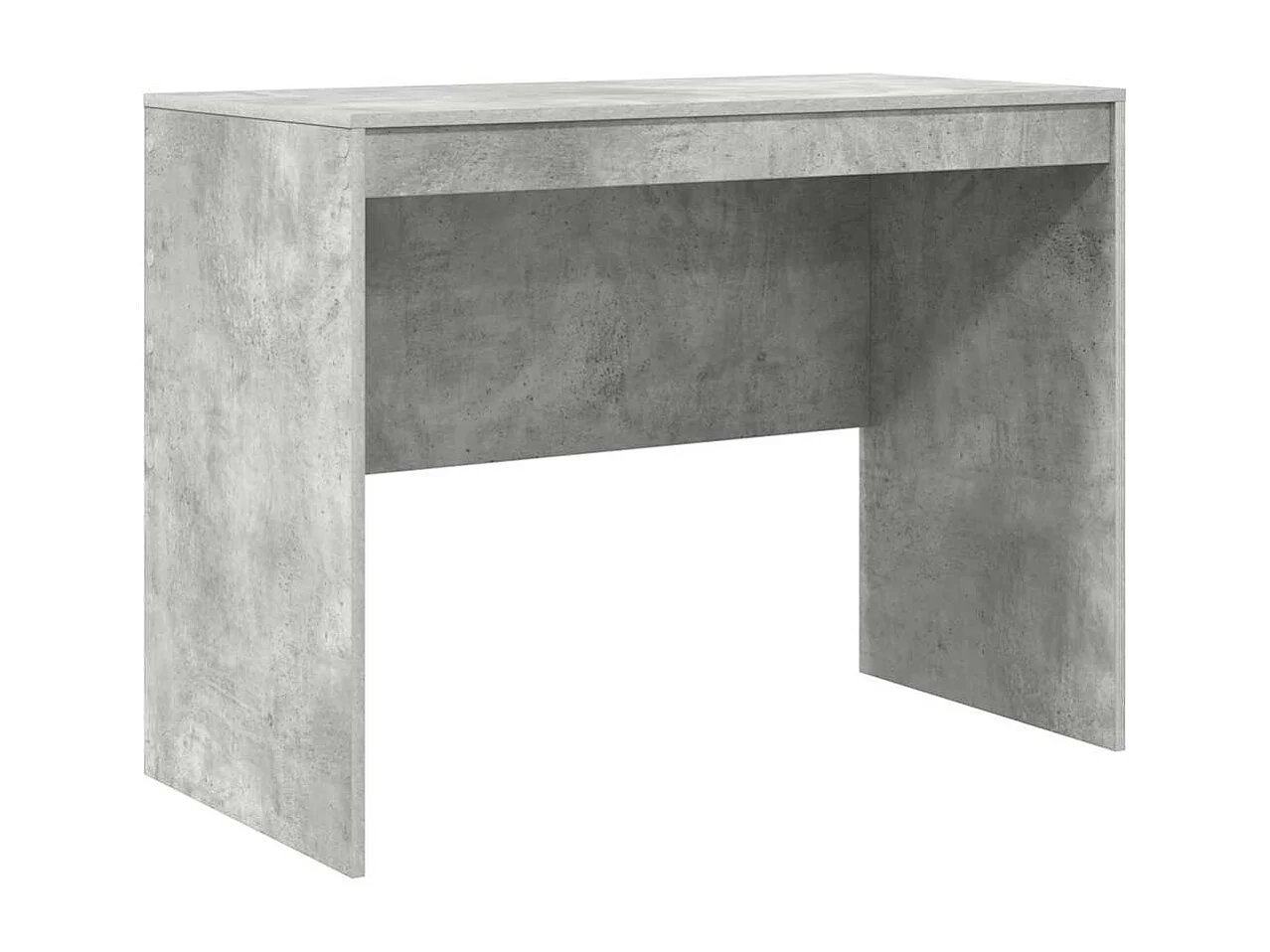 Bureau Gris béton 100 x 50 x 76 cm Bois d'ingénierie