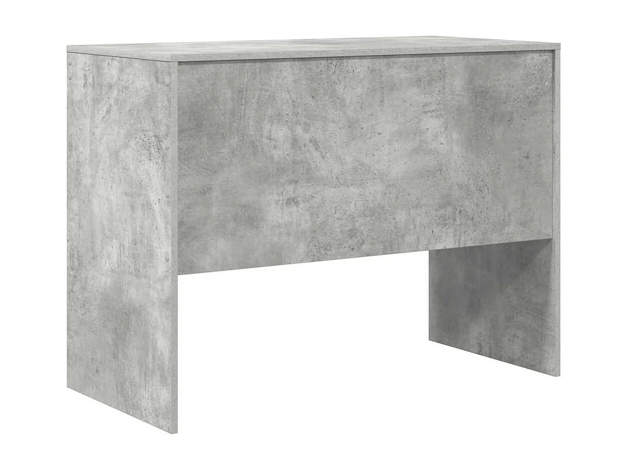 Bureau Gris béton 100 x 50 x 76 cm Bois d'ingénierie