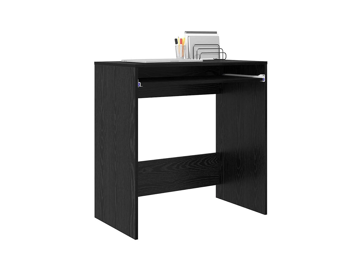 Bureau Chêne noir 77,5 x 43 x 79 cm Bois d'ingénierie