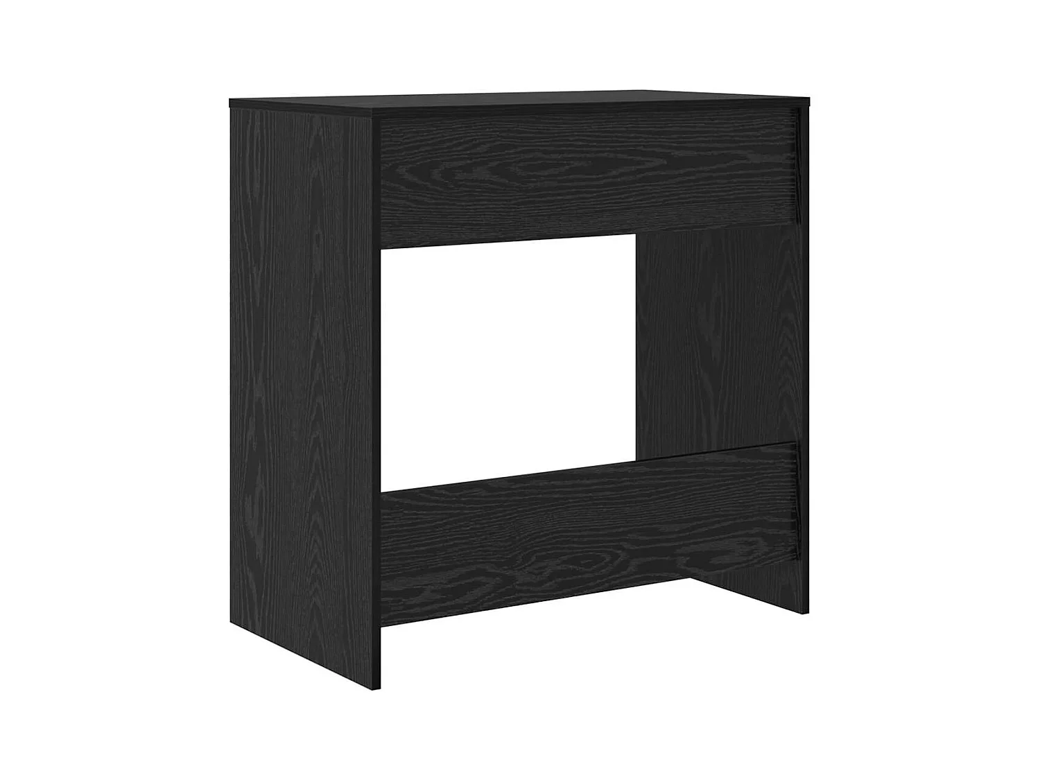 Bureau Chêne noir 77,5 x 43 x 79 cm Bois d'ingénierie