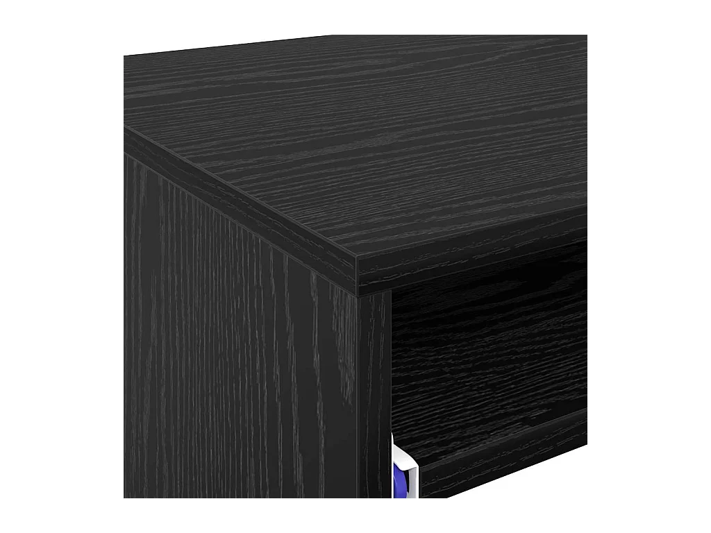 Bureau Chêne noir 77,5 x 43 x 79 cm Bois d'ingénierie