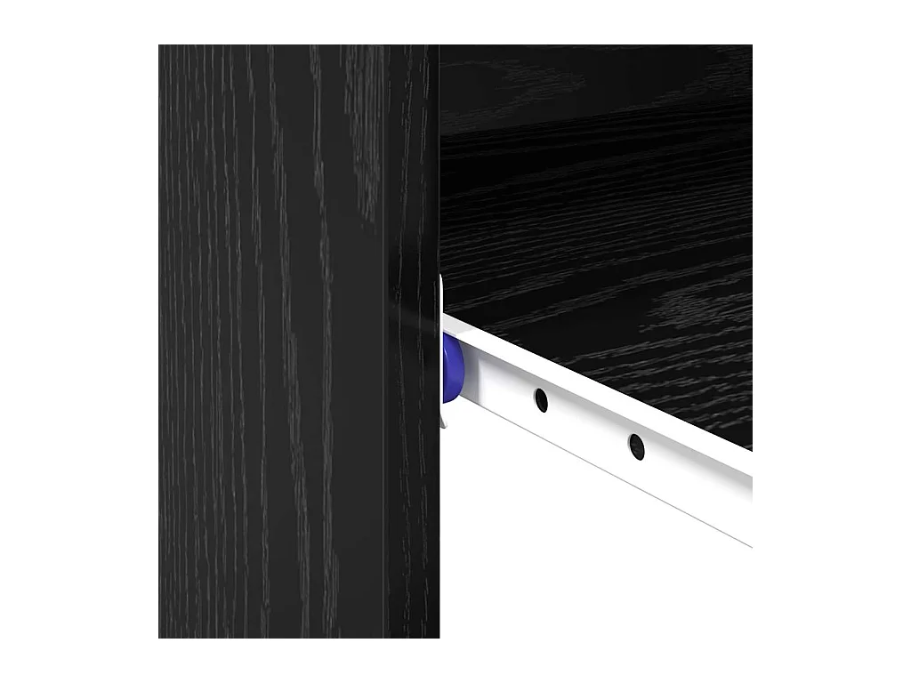 Bureau Chêne noir 77,5 x 43 x 79 cm Bois d'ingénierie