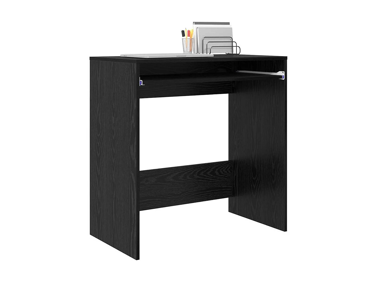 Bureau Chêne noir 77,5 x 43 x 79 cm Bois d'ingénierie