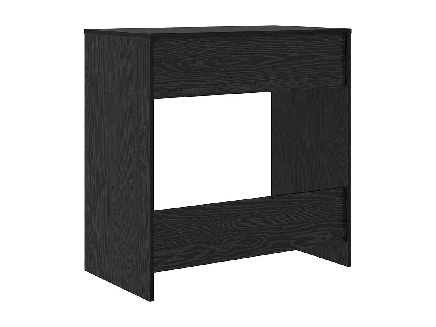 Bureau Chêne noir 77,5 x 43 x 79 cm Bois d'ingénierie