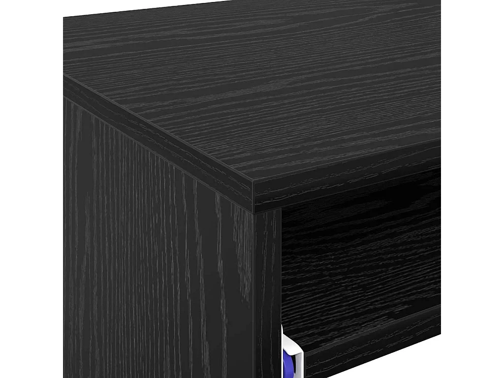 Bureau Chêne noir 77,5 x 43 x 79 cm Bois d'ingénierie