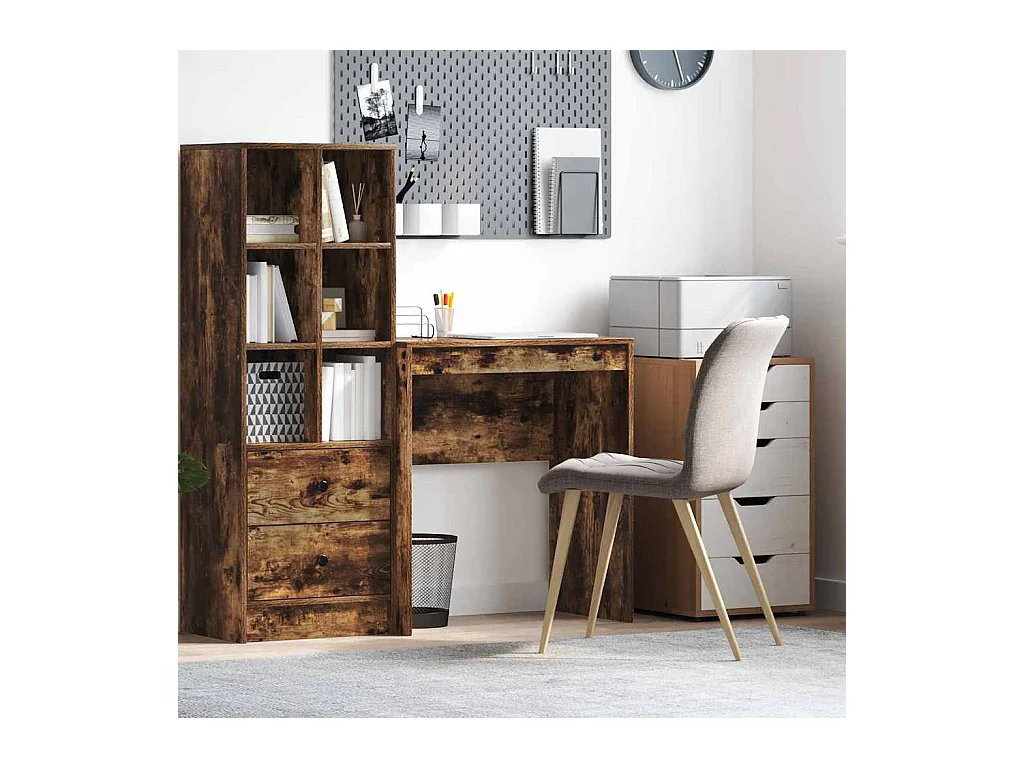 Bureau Chêne fumé 70 x 40 x 76 cm Bois d'ingénierie