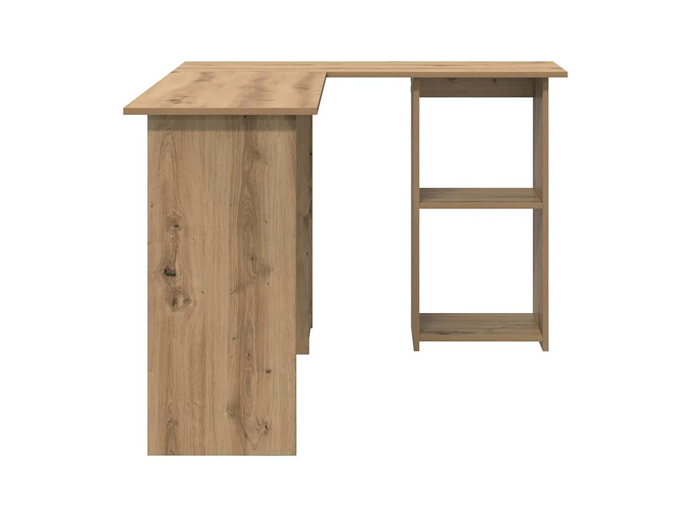 Bureau chêne artisanal 142 x 102 x 73 cm Bois d'ingénierie