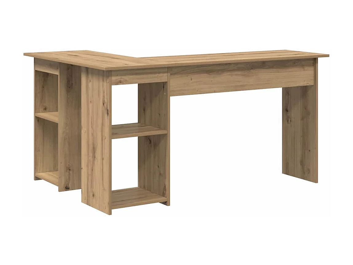 Bureau chêne artisanal 142 x 102 x 73 cm Bois d'ingénierie