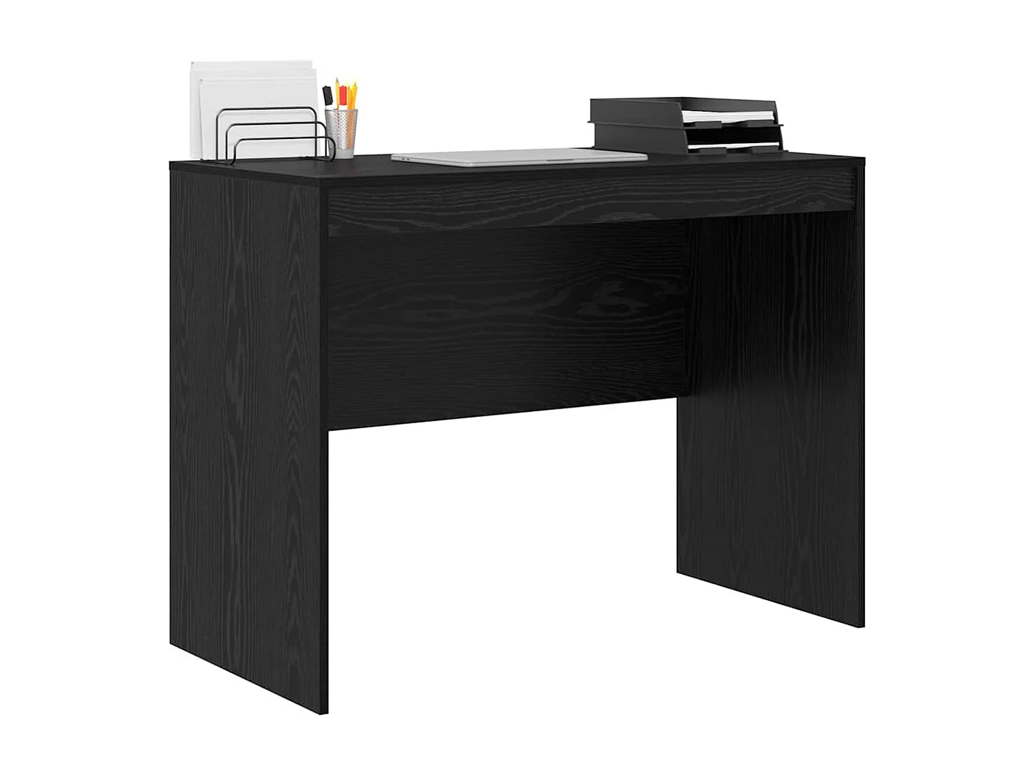 Bureau Chêne noir 100 x 50 x 76 cm Bois d'ingénierie