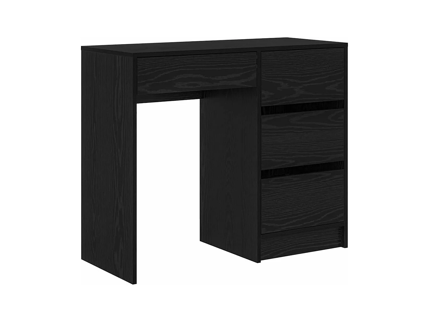 Bureau Chêne noir 90 x 37,5 x 75 cm Bois d'ingénierie