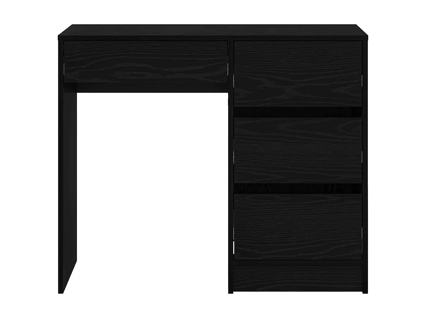 Bureau Chêne noir 90 x 37,5 x 75 cm Bois d'ingénierie